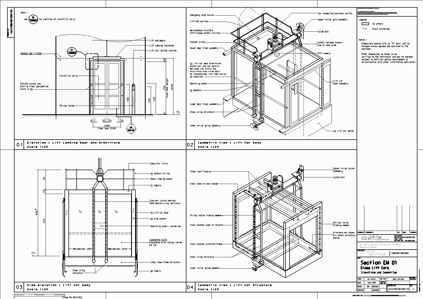 Technical drawing example